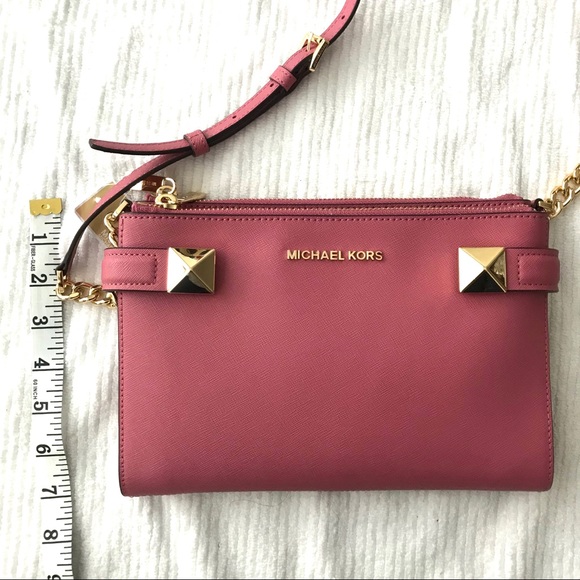 Michael Kors Karla East West Crossbody Tulip Pink - Picture 8 of 8